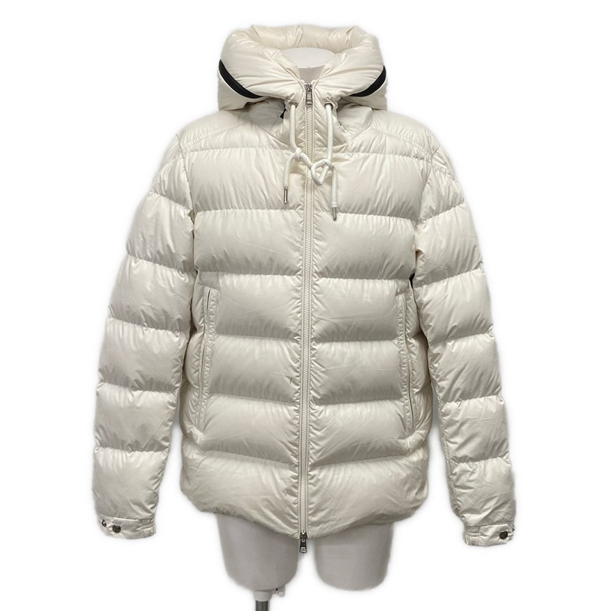 MONCLER(モンクレール) ダウンジャケット サイズ3 L メンズ CARDERE(カーデーレ) H20911A00105 54A81 白×黒 ダウン