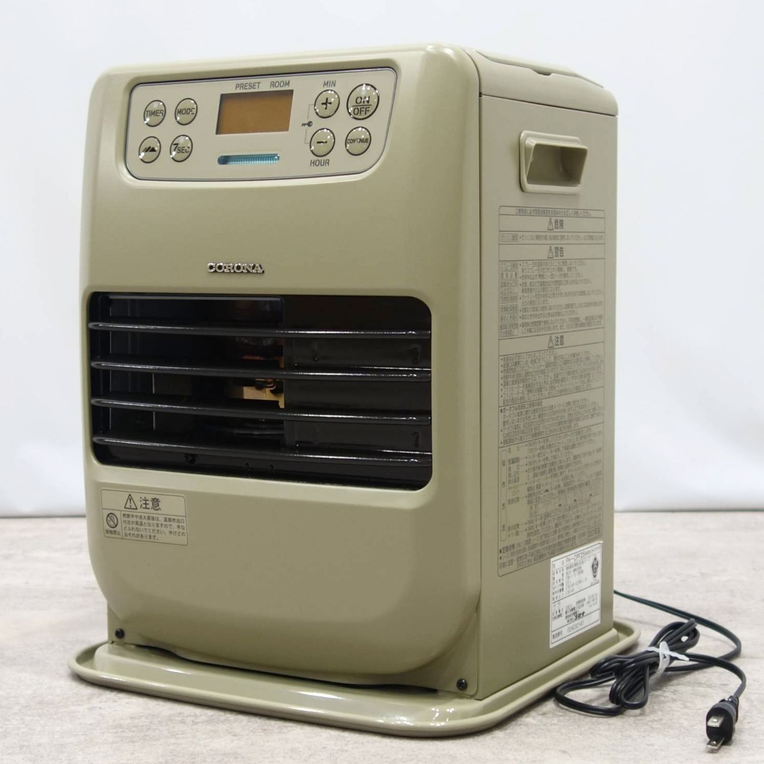 美品 コロナ CORONA 石油ファンヒーター FH-CPF25 ポータブル電源