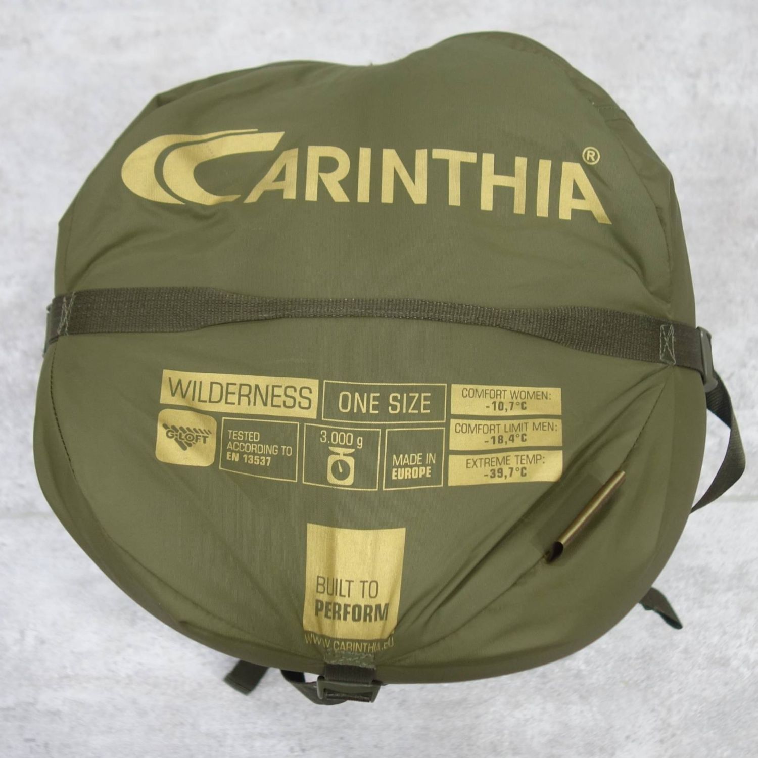 美品 カリンシア CARINTHIA シュラフ ウィルダネス 化繊 寝袋 冬用