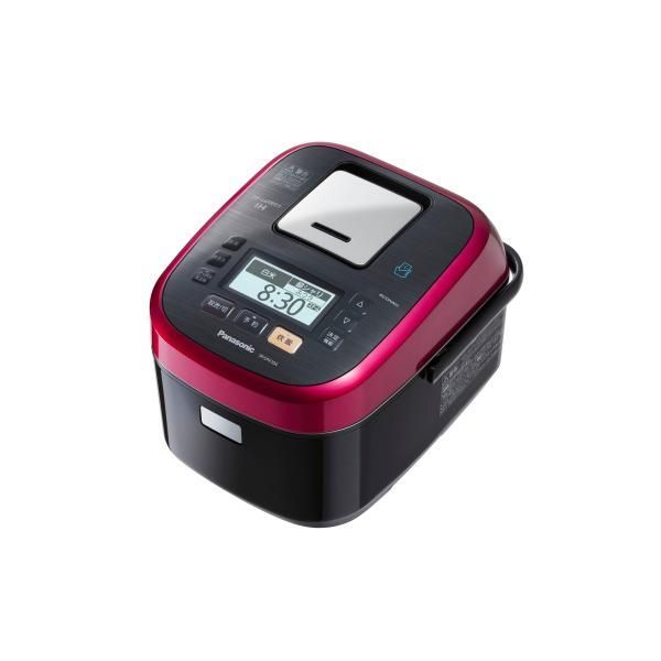 【中古】パナソニック 5.5合 炊飯器 圧力IH式 Wおどり炊き ルージュブラック SR-SPX104-RK