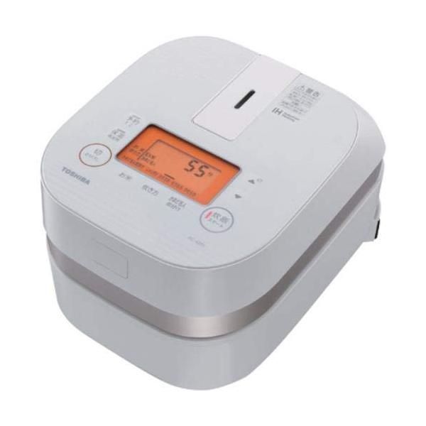 【中古】東芝 IHジャー炊飯器（2.5合炊き） グランホワイトTOSHIBA 備長炭かまど本羽釜 RC-4ZPJ-W