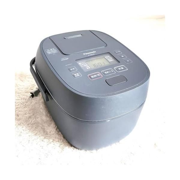 中古】パナソニック 炊飯器 5.5合 可変圧力IH式 おどり炊き グレー SR