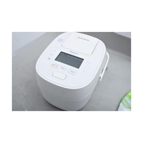 中古】パナソニック 炊飯器 5.5合 可変圧力IH式 Wおどり炊き ホワイト
