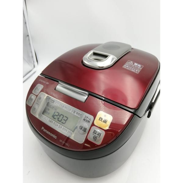 【中古】Panasonic スチームIHジャー炊飯器 SR-SY105J-RK