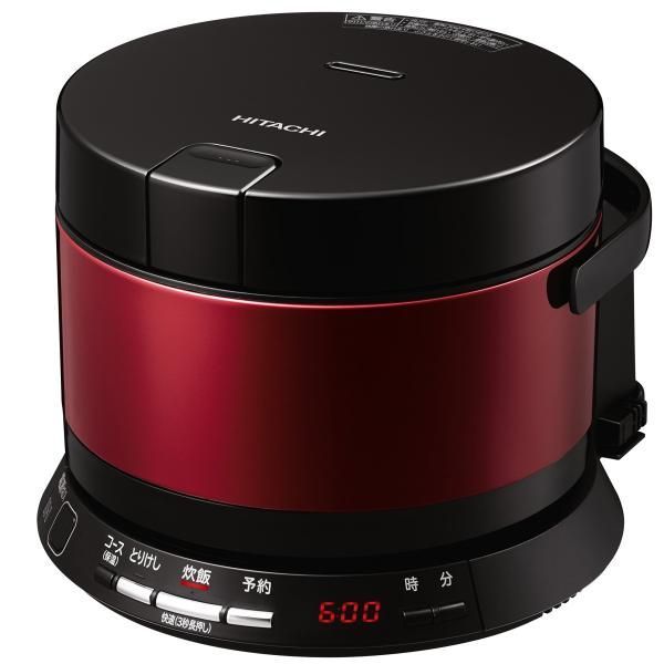 【中古】日立 炊飯器 2合 IH式 おひつ御膳 コンパクト&シンプル 打込鉄釜 RZ-WS2M R