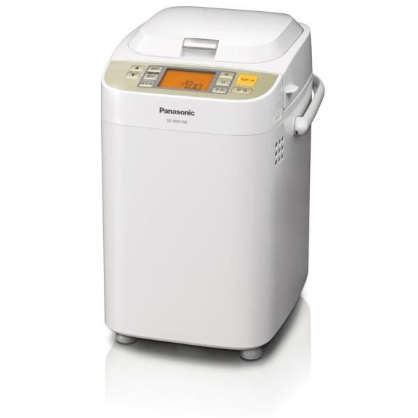 【中古】パナソニック ホームベーカリー 1斤タイプ シャンパンホワイト SD-BMS106-NW
