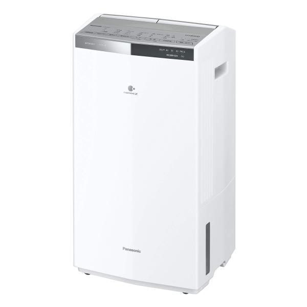 【中古】パナソニック 衣類乾燥除湿機 ナノイーX搭載 ハイブリット方式 ~43畳 プラチナシルバー F-YHUX200-S