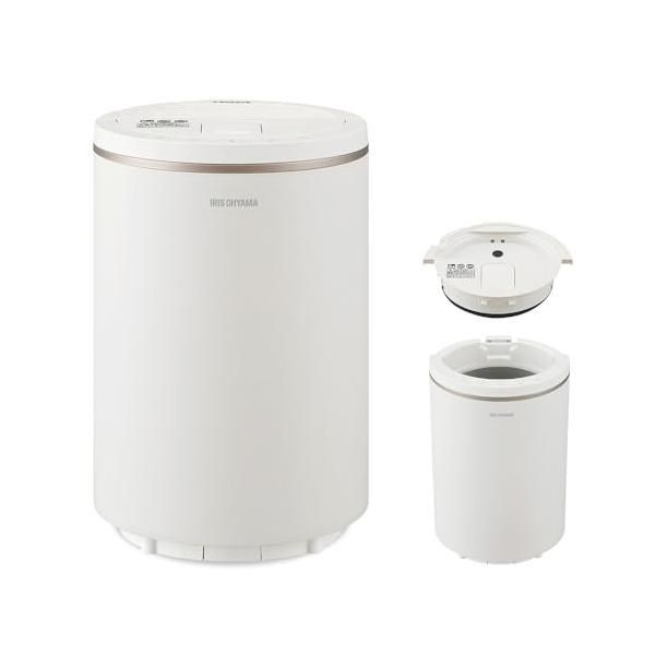【中古】アイリスオーヤマ 加湿器 スチーム式(加熱式) 加湿量 600ml タンク容量 3L 2WAY給水 10畳 17畳 連続加湿 15時間 AHM-MH6
