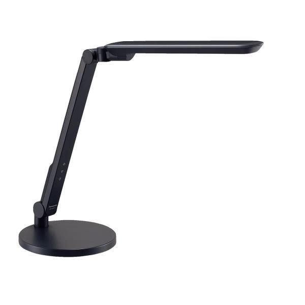 【中古】パナソニック LEDデスクライト 置き型 文字くっきり光 昼光色 調光 ダークグレー SQ-LD517-K