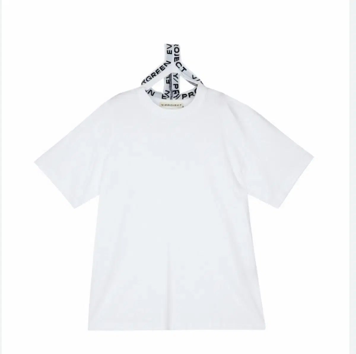 Y/PROJECT トリプル ロゴ Tシャツ Kara 白 M (実寸 L-XL 新品)