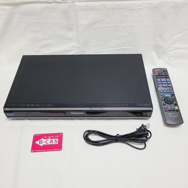 【中古】Panasonic 500GB 2チューナー ブルーレイレコーダー ブラック DIGA DMR-BW770-K