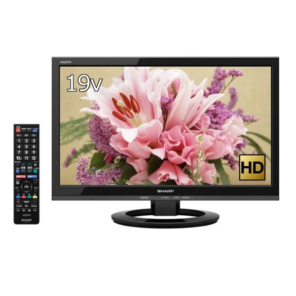 【中古】シャープ AQUOS 液晶テレビ 19型 ブラック系 LC-19K30-B