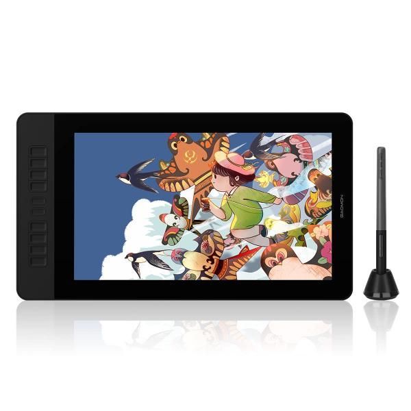 【中古】GAOMON 液タブ PD1561 15.6インチ 傾き検知 Windows/mac対応 液晶タブレット 10個ショートカットキー 筆圧8192レベル