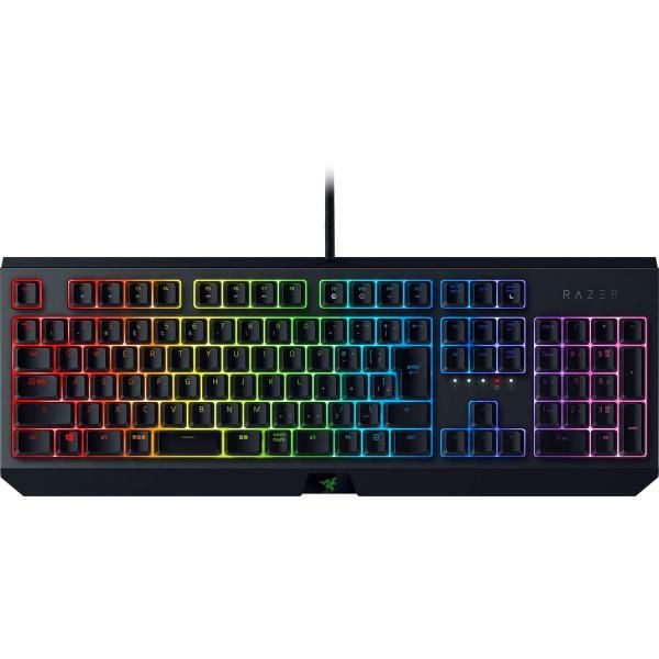 【中古】Razer Blackwidow JP Green Switch メカニカル ゲーミングキーボード 日本語配列 【日本正規代理店保証品】 RZ03-0