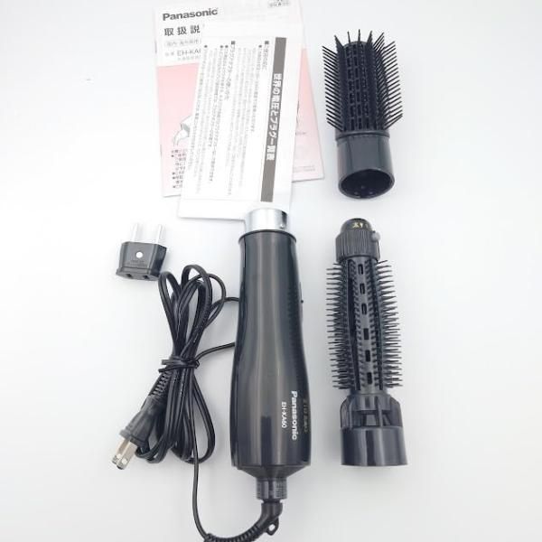 中古】パナソニック くるくるドライヤーZIGZAG 黒 EH-KA60-K - メルカリ