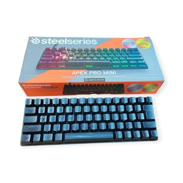 中古】SteelSeries ラピッドトリガー 搭載 ゲーミングキーボード ミニ