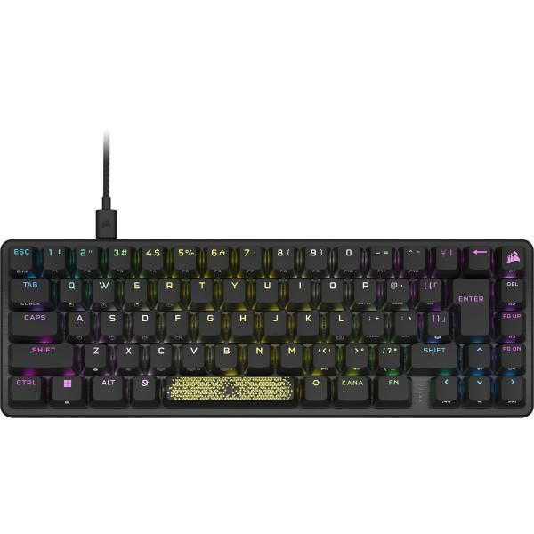 【中古】CORSAIR K65 PRO MINI ゲーミングキーボード 65%キーボード 自社独自開発OPX軸 方向キー有り 日本語レイアウト CH-91A4
