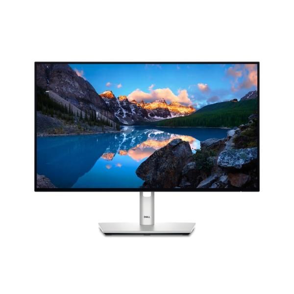 【中古】Dell U2424HE 23.8インチ USB-C ハブ モニター 1920×1080/HDMI、DisplayPort、USB-C 給電/シルバー