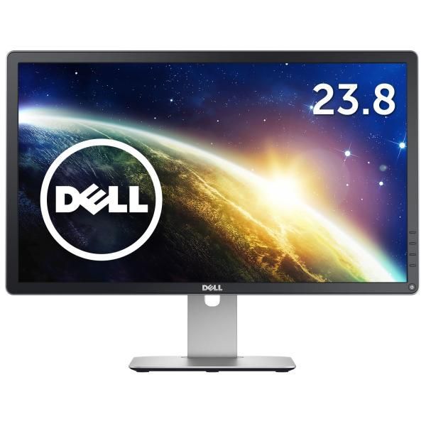 【中古】Dell ディスプレイ モニター P2414H 23.8インチ/フルHD/IPS非光沢/8ms/VGA,DP,DVI/USBハブ