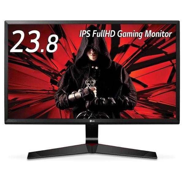【中古】LG ゲーミング モニター ディスプレイ 24MP59G-P 23.8インチ/フルHD/IPS非光沢/1ms(MBR)/DisplayPort・HDM