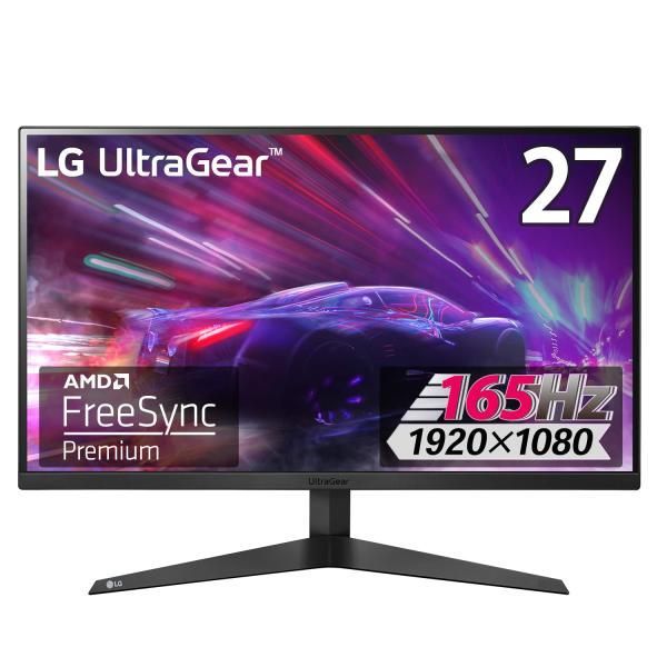【中古】LG ゲーミング モニター UltraGear 27GQ50F-B 27インチ/フルHD/VA/165Hz/1ms MBR/FreeSync Prem