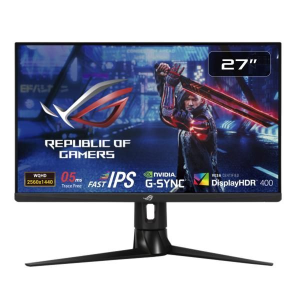 【中古】ASUS ゲーミングモニター ROG Strix XG27AQM 270Hz/27インチ/WQHD/IPS/0.5ms GTG/G-SYNC Comp