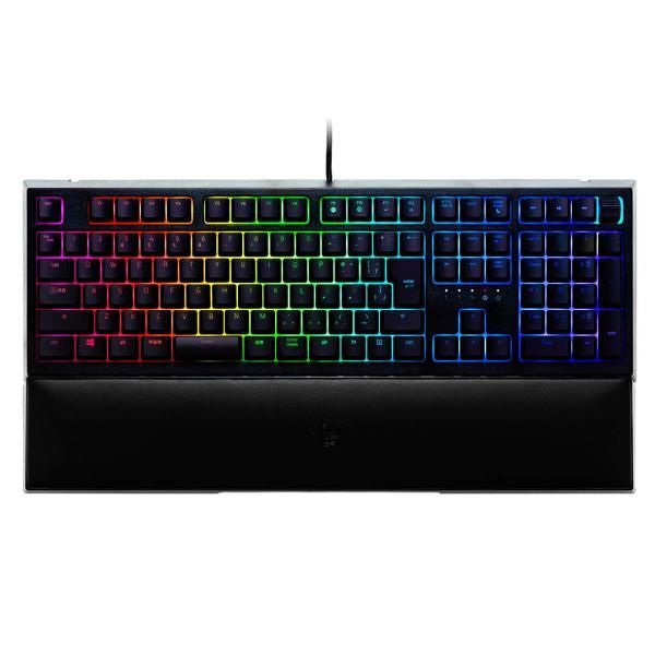 【中古】Razer Ornata V2 JP ゲーミングキーボード 日本語配列 メカ・メンブレンスイッチ リストレスト Chroma RGB 【日本正規代理店