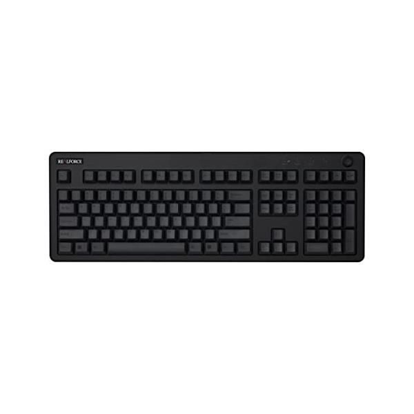 【中古】REALFORCE R3 キーボード ハイブリッド フル 45g 英語配列 ブラック&ダークグレー R3HB11