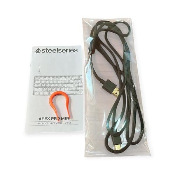 中古】SteelSeries ラピッドトリガー 搭載 ゲーミングキーボード ミニ