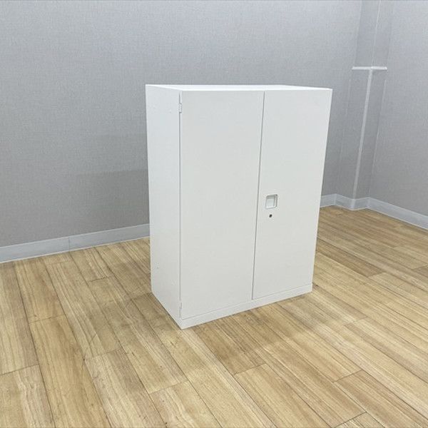 両開き書庫 レクトライン スチールキャビネット オカムラ ネオホワイト