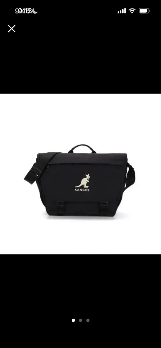 カンゴール メッセンジャーバッグ ブラック (新品)