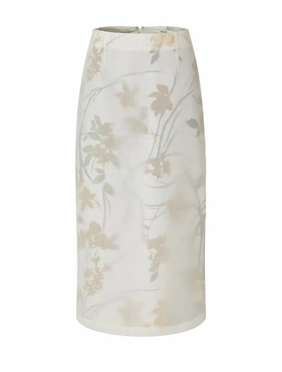 TEAK ORCHID SHEER SKIRT (ORANGE) スカート