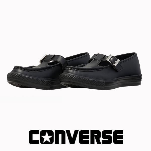 コンバース オールスター ライト Tストラップ レディース スニーカー ブラック CONVERSE ALL STAR LIGHT T-STRAP SY OX 軽量 ローカット シューズ ストラップシューズ