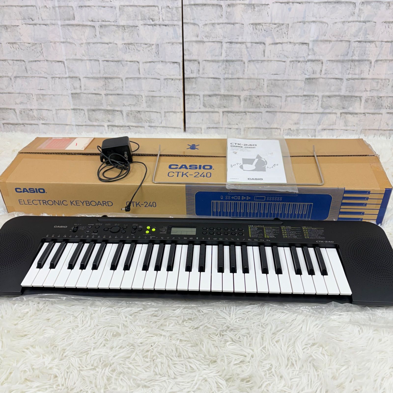 美品 CASIO カシオ CTK-240 電子キーボード 電子ピアノ 元箱 - メルカリ