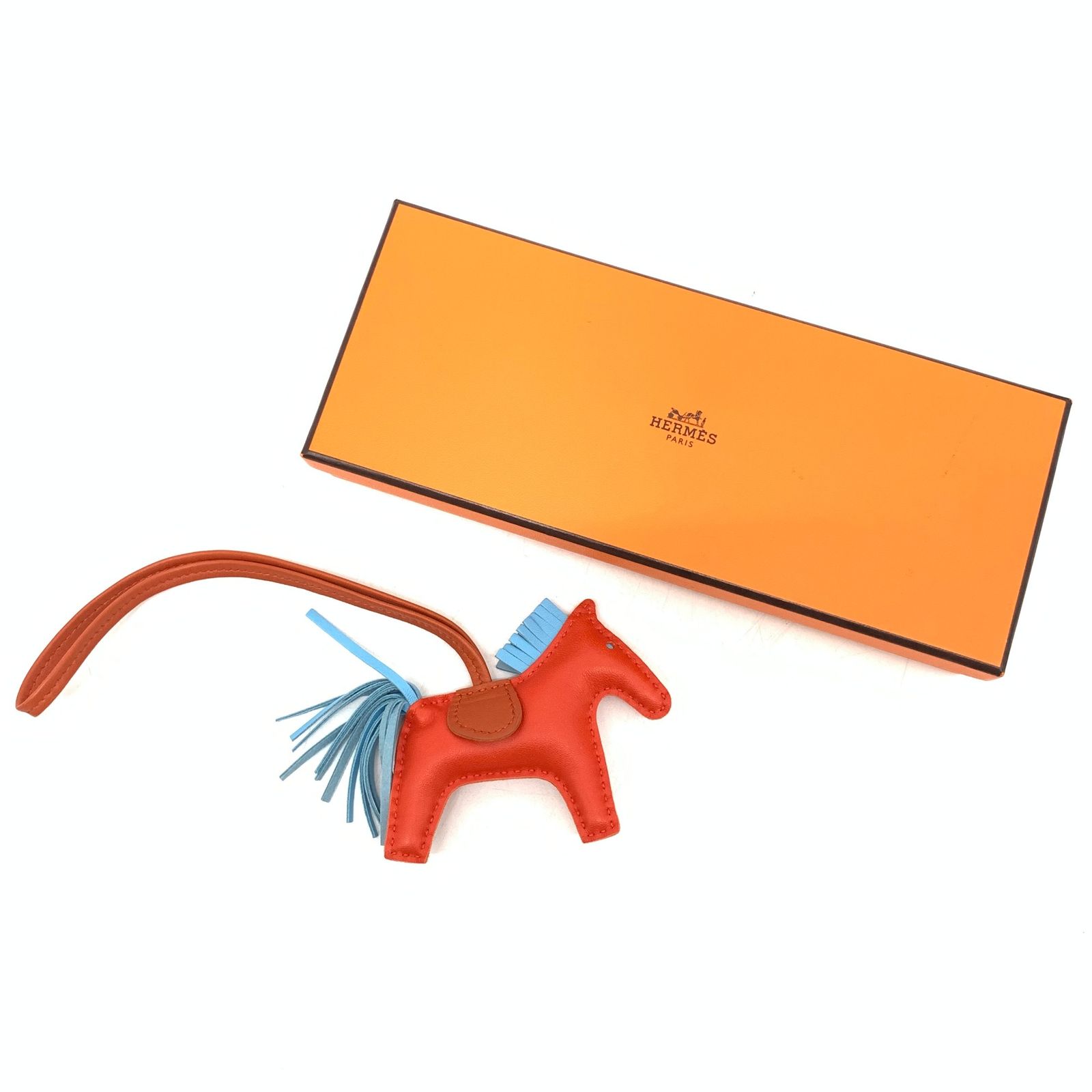 未使用級 Hermès エルメス ロデオチャーム PM/A 刻印 箱付き