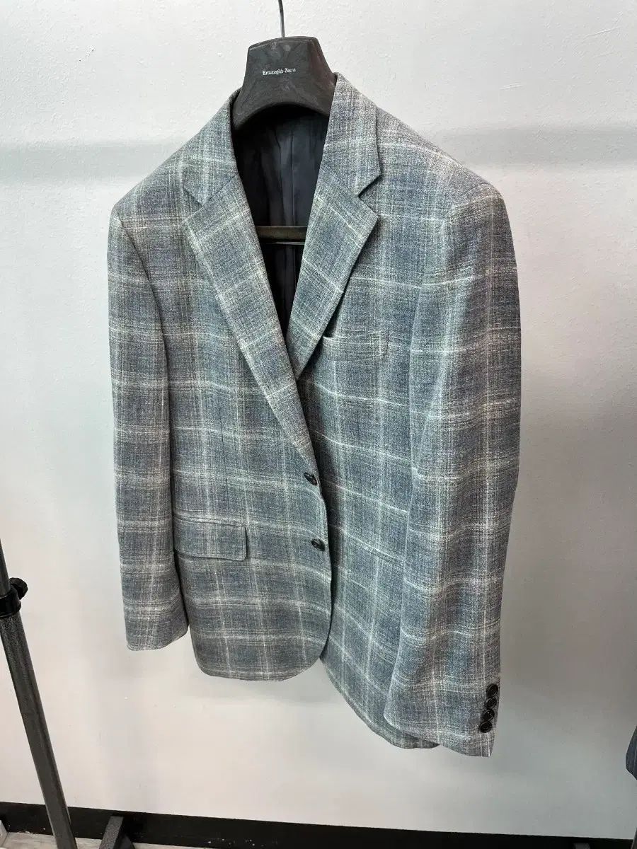 105) ダックス グレー リネン ジャケット