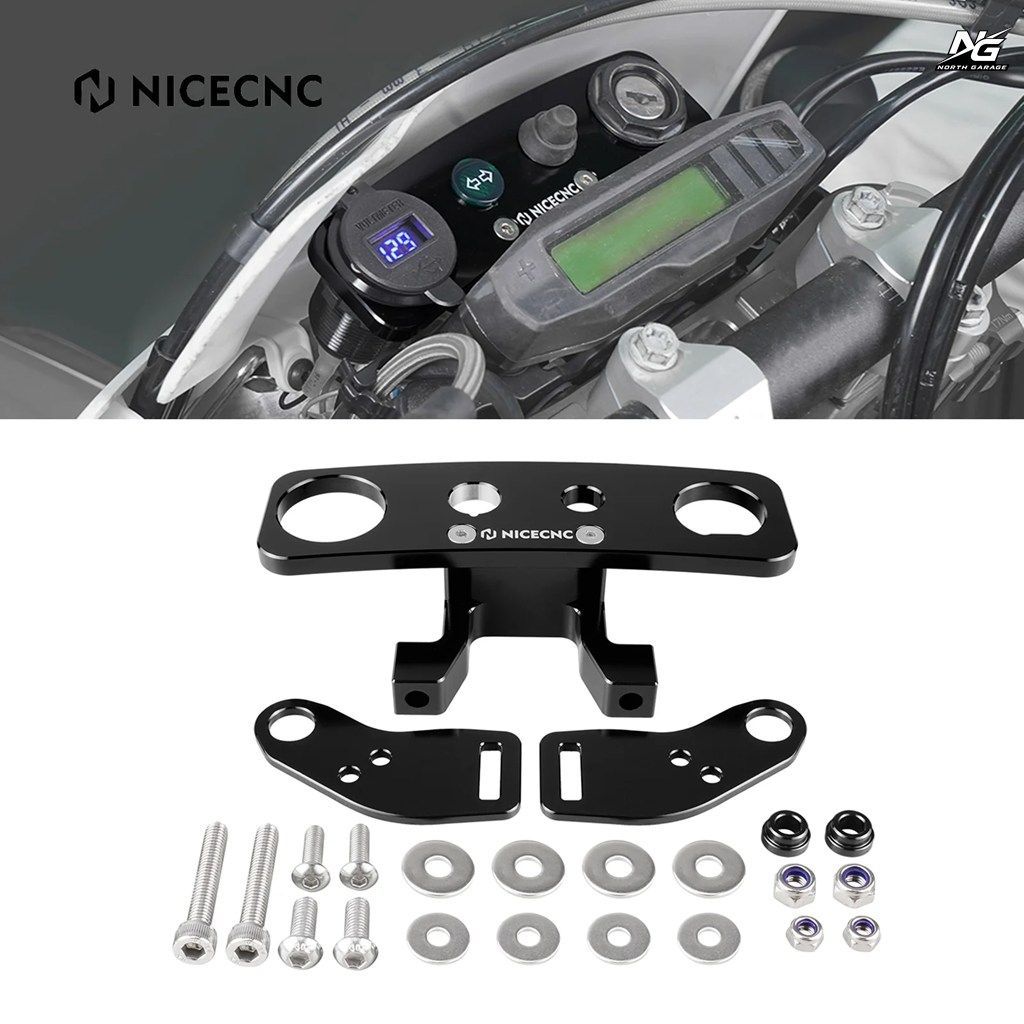 2017-2023 KTM EXC 300 EXCF 350 EXC 450 XCW 300 XCFW 500 HUSQVARNA TE 300 FE 250 FE 450 イグニッションデバイス移設ダッシュ