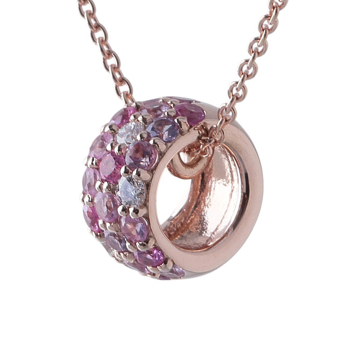 ポンテヴェキオ エテルノ ロトンド ネックレス Mサイズ ダイヤ0.04ct 