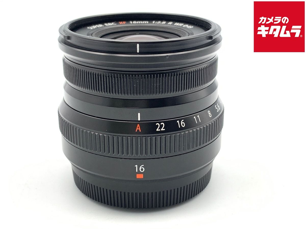 【中古】 【良品】 フジフイルム XF16mm F2.8 R WR ブラック