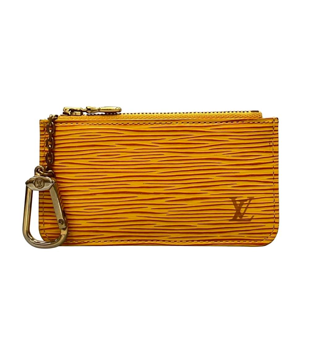 ルイ・ヴィトン コインケース カラビナ付き ポシェットクレ エピ M63809 レディース メンズ LOUIS VUITTON