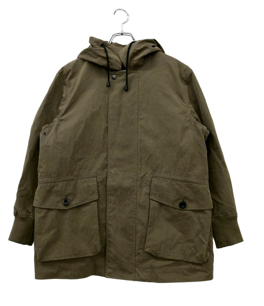 マーガレットハウエル マウンテンパーカー 19AW 中綿ライナー付き取り外し可能 フードジャケット ミリタリー WORN COMPACT COTTON 596-9225504 メンズ SIZE S MARGARET HOWELL