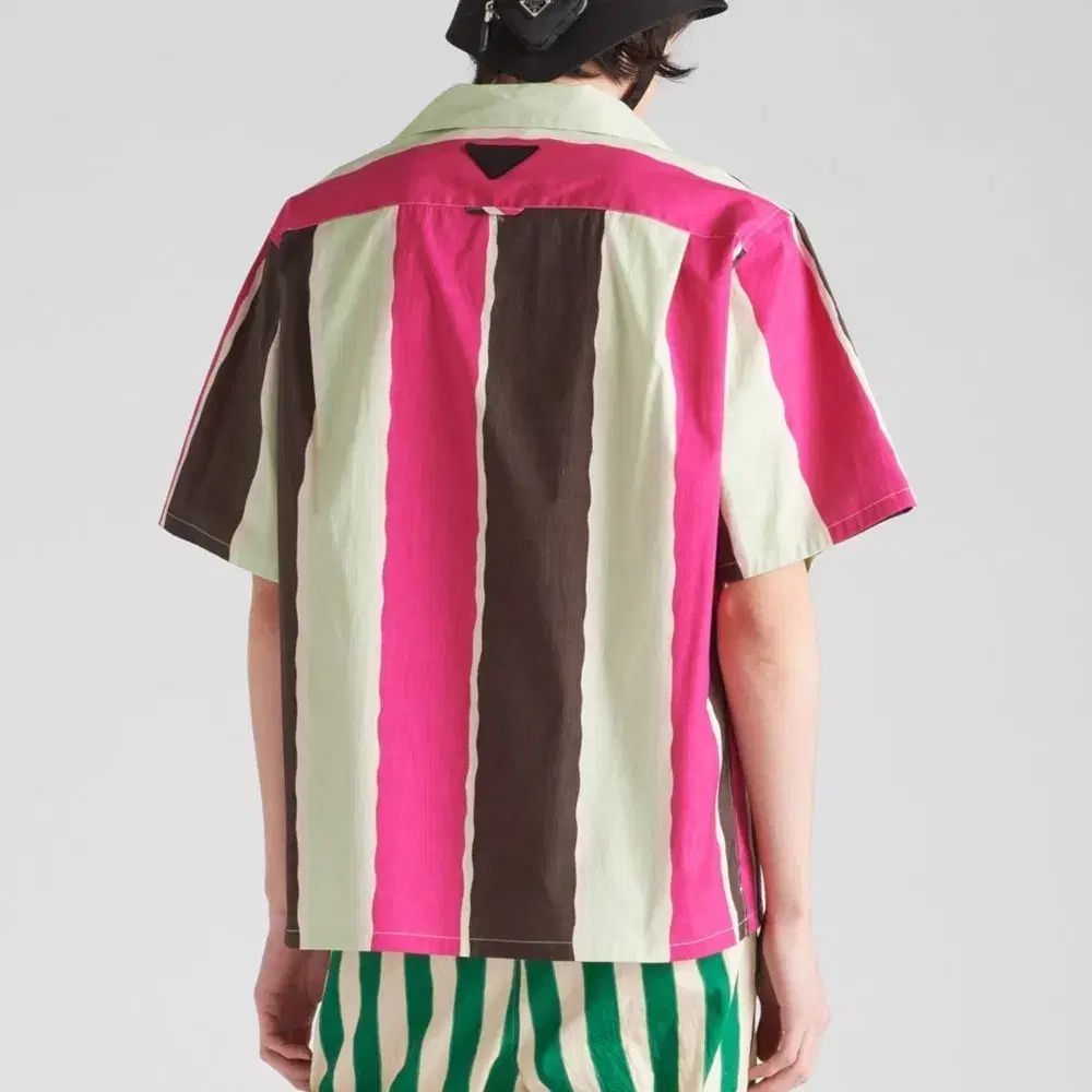 PRADA プラダ マルチ ストライプ シャツ 出品