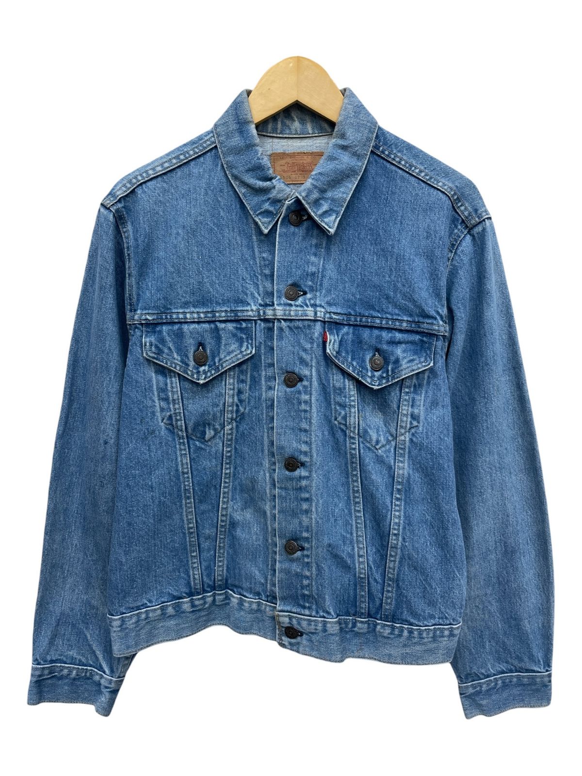 Levi’s (リーバイス) デニムジャケット Gジャン 4th サークルR 70S USA製 古着 ビンテージ 70505-0213 42 ブルー メンズ/028