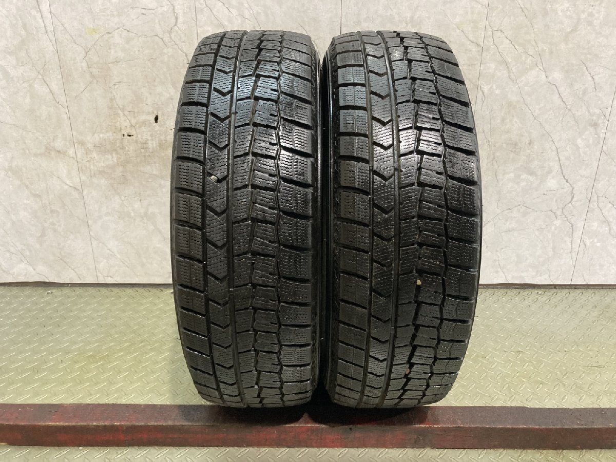 DUNLOP WINTER MAXX WM02 185/65R15 15インチ スタッドレス 2本 23年製 バリ溝 アクア ノート フリード デミオ MAZDA2等　(KTA503)