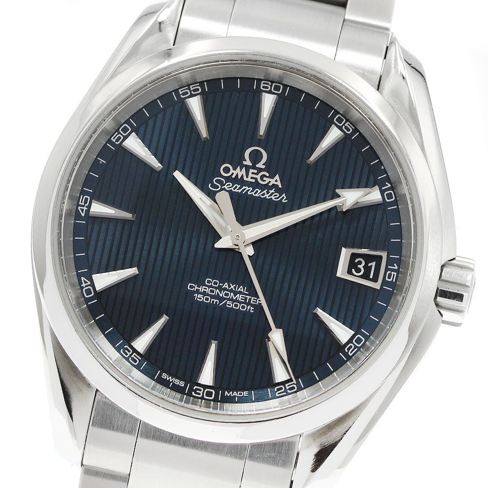 オメガ OMEGA 231.10.39.21.03.001 シーマスター アクアテラ 150M デイト コーアクシャル 自動巻き メンズ 保証書付き_956130