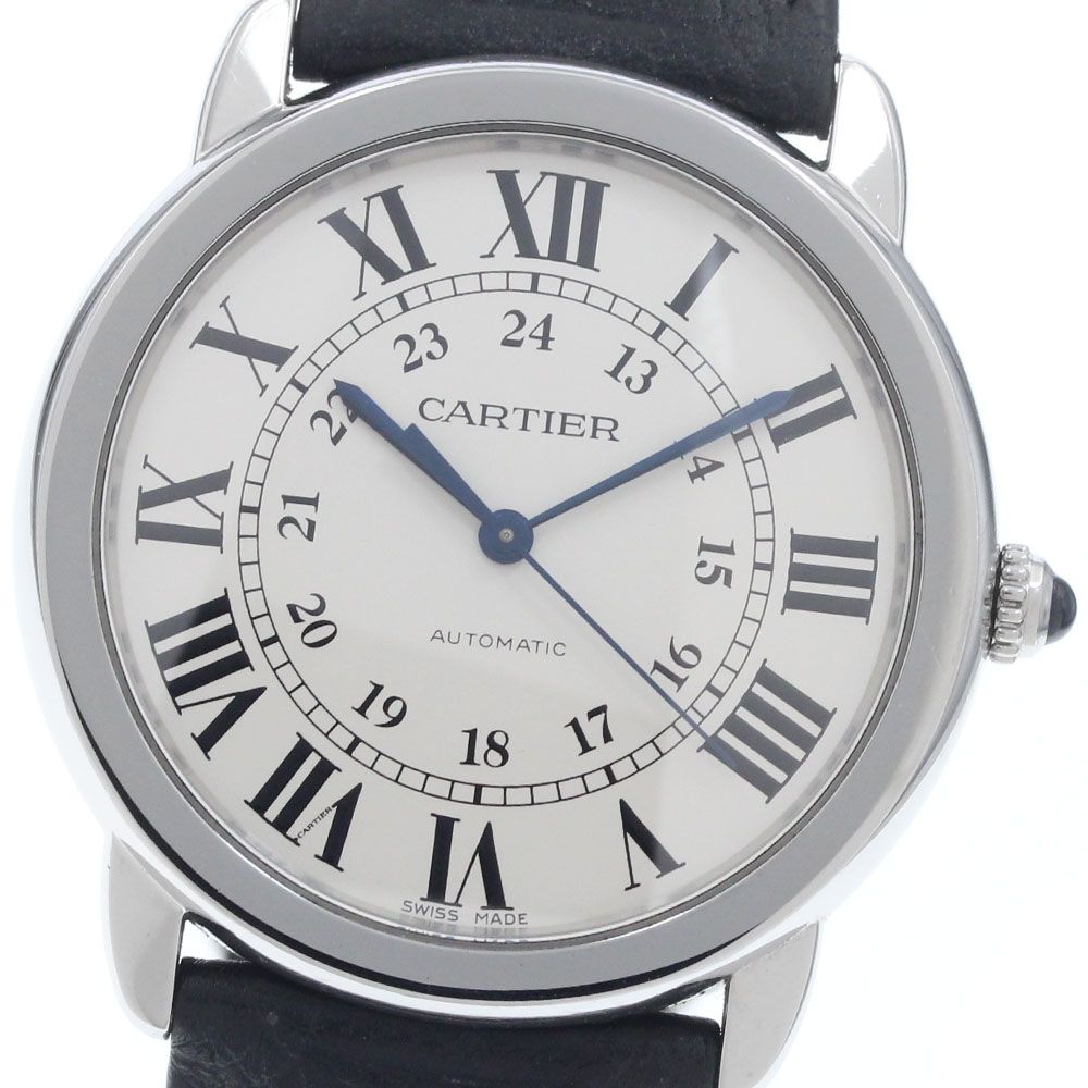 カルティエ CARTIER WSRN0021 ロンドソロ ドゥ カルティエ 36ｍｍ 自動巻き メンズ 保証書付き_960847 185,800円