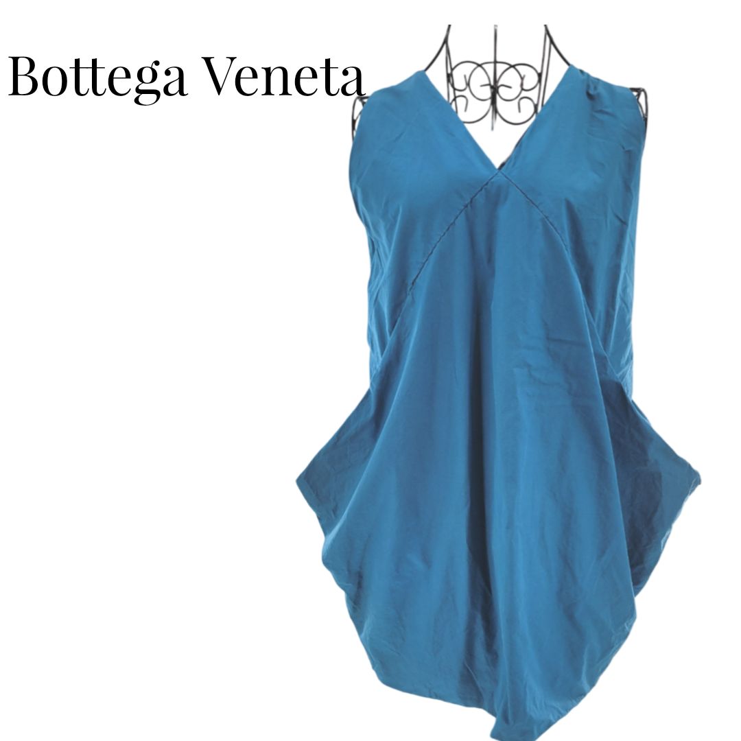 Bottega Veneta ボッテガヴェネタ ノースリーブ バルーン ブルー