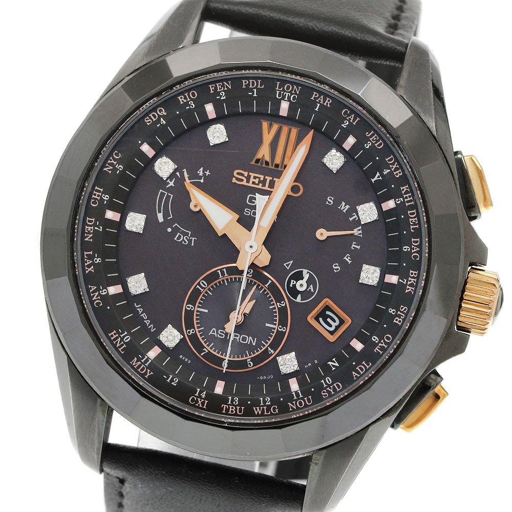 セイコー SEIKO SBXB083/8X53-0AP0-2 アストロン 1500本限定 9Pダイヤ ソーラー電波 メンズ _959906