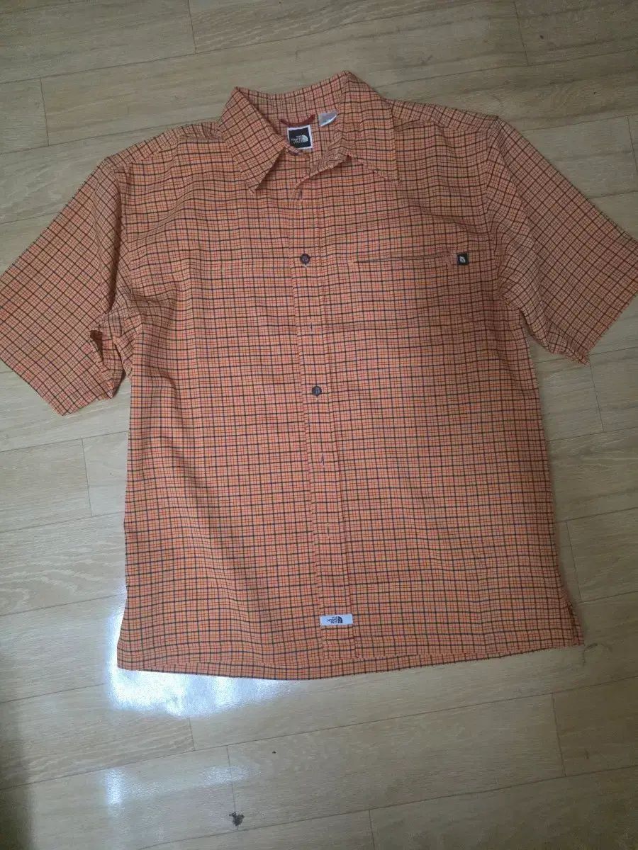 THE NORTH FACE ザノースフェイス (正規品) CHECK 半袖 シャツ 100L 状態良し