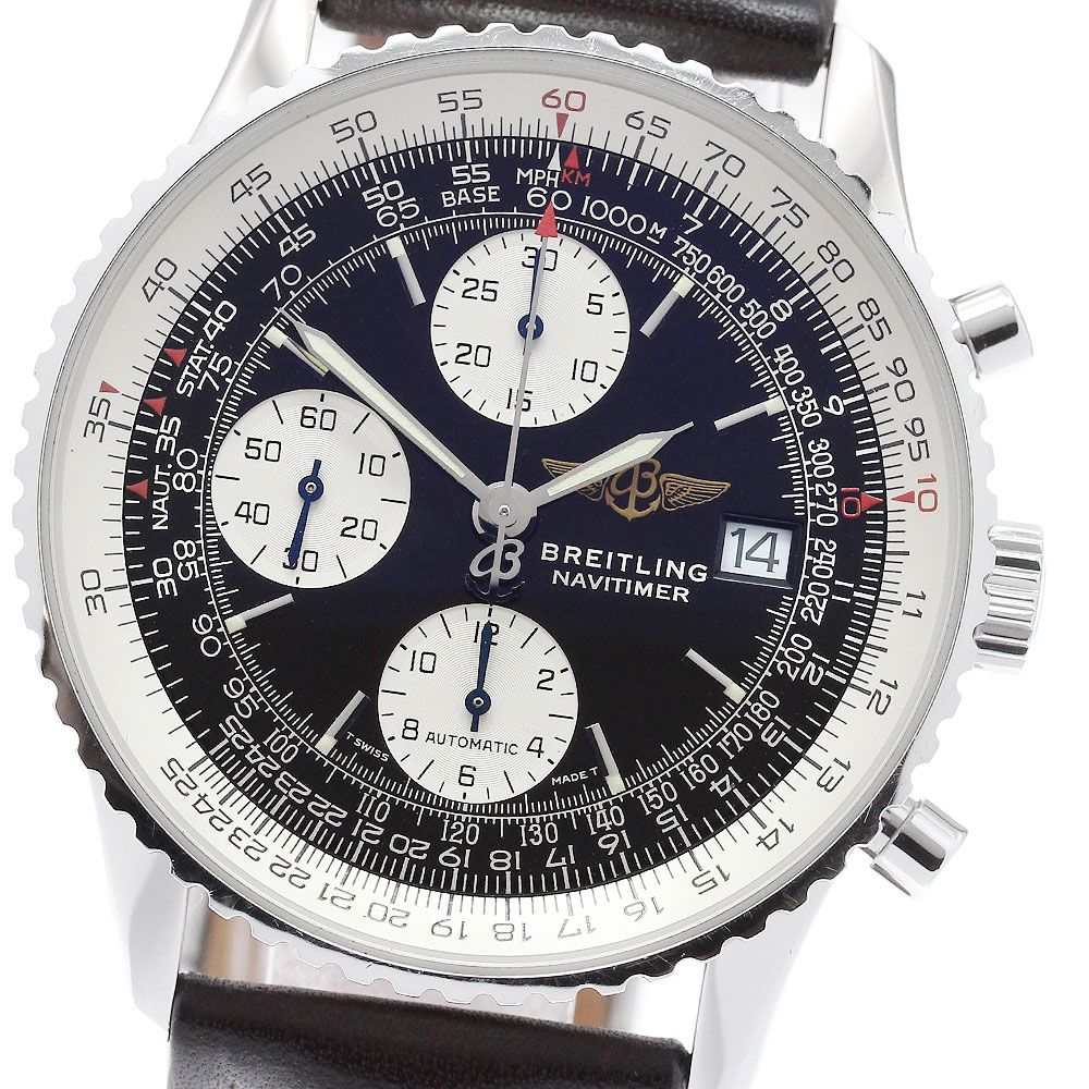 ブライトリング BREITLING A13022.1 オールドナビタイマー デイト クロノグラフ 自動巻き メンズ _961535